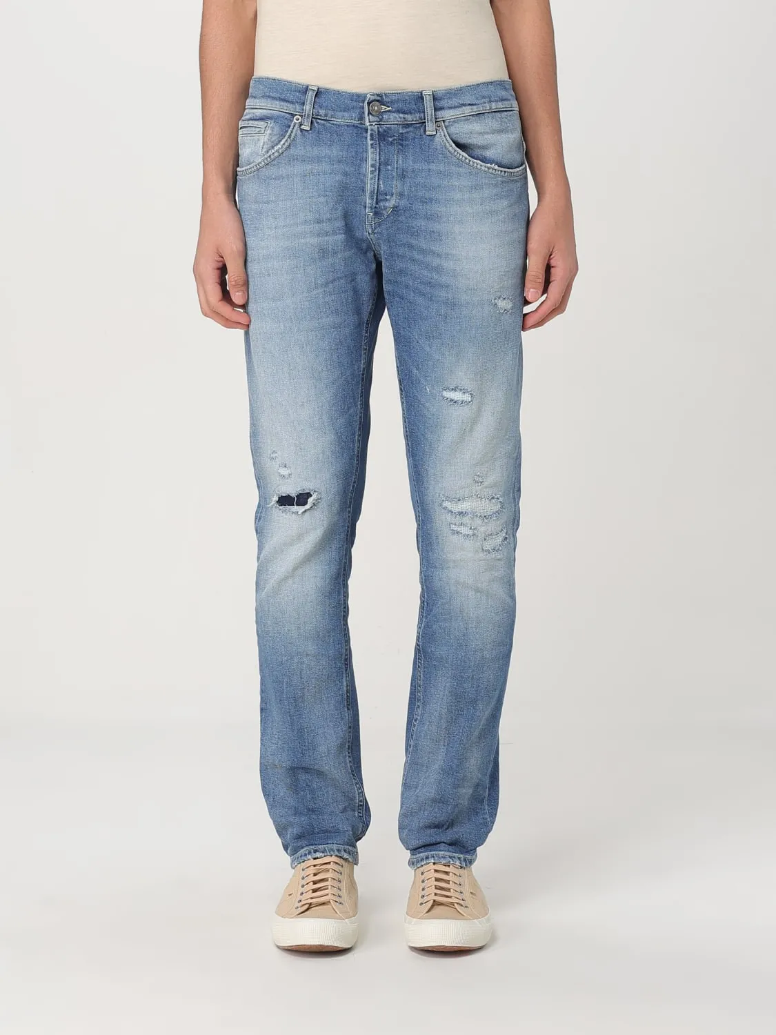 Jeans Dondup in denim effetto used