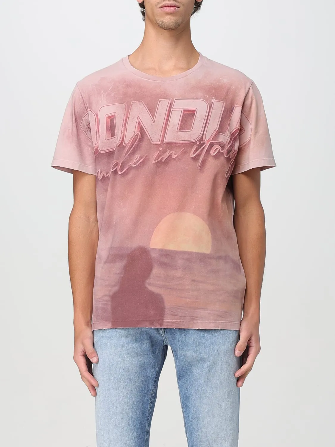 T-shirt in cotone stampata Dondup