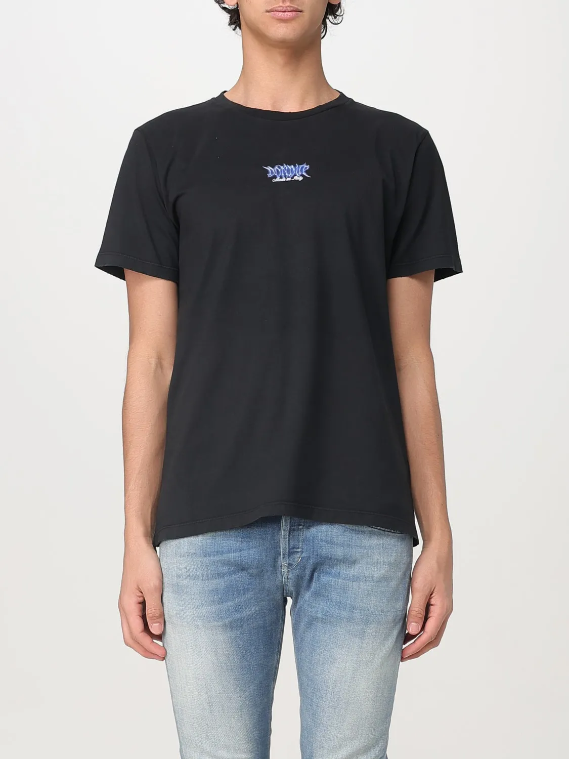 T-shirt Dondup in cotone con stampa posteriore