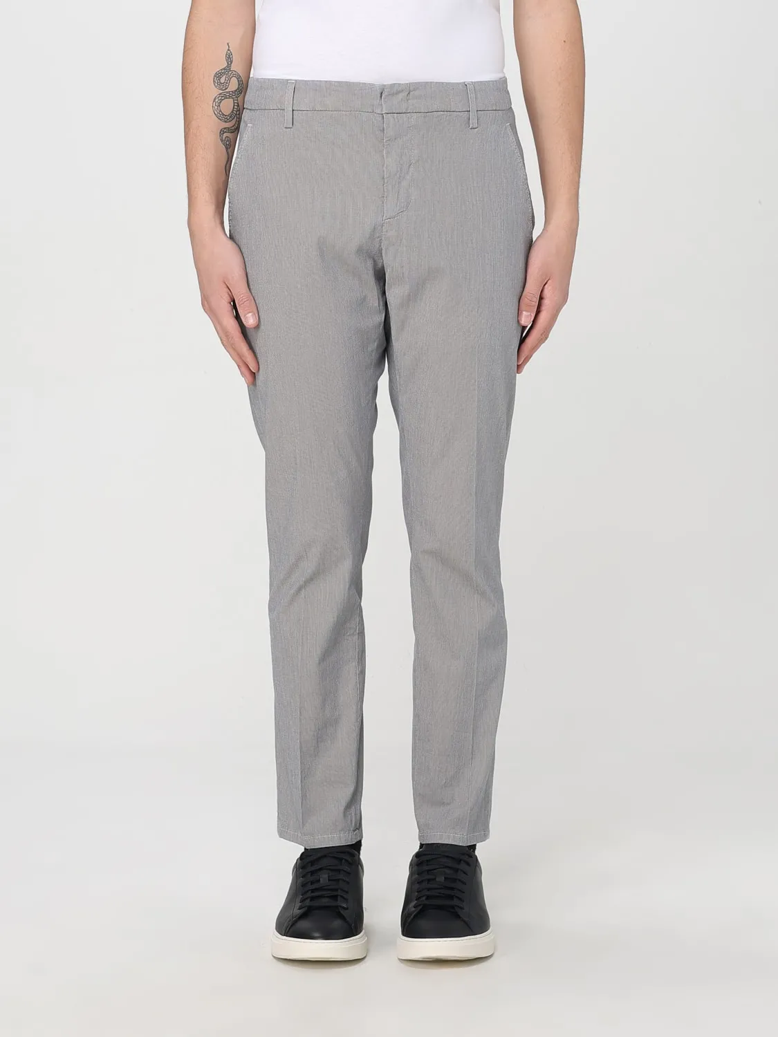 Pantalone chino Dondup in popeline di cotone