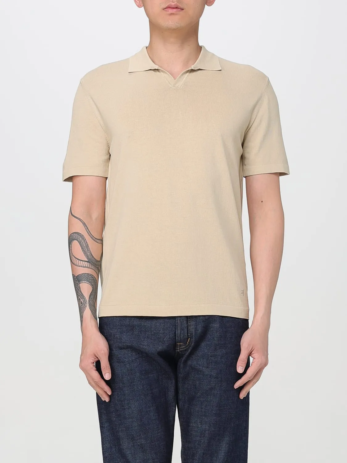 Polo in maglia di cotone Dondup