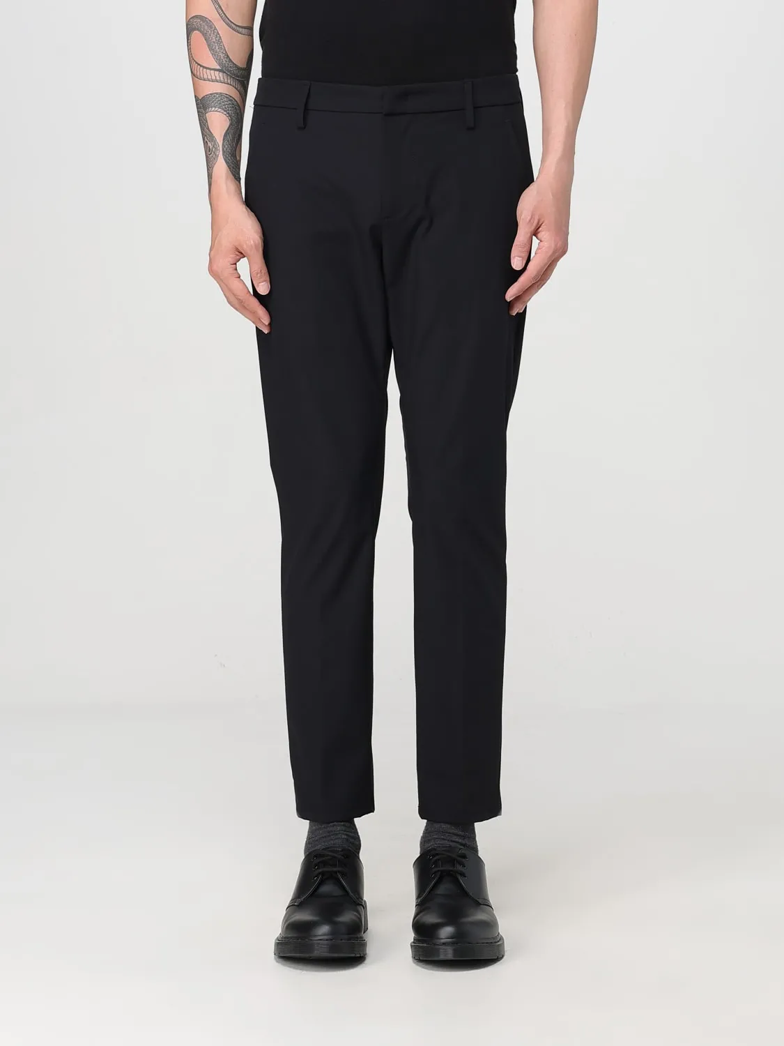 Pantalone chino Dondup in tessuto tecnico stretch