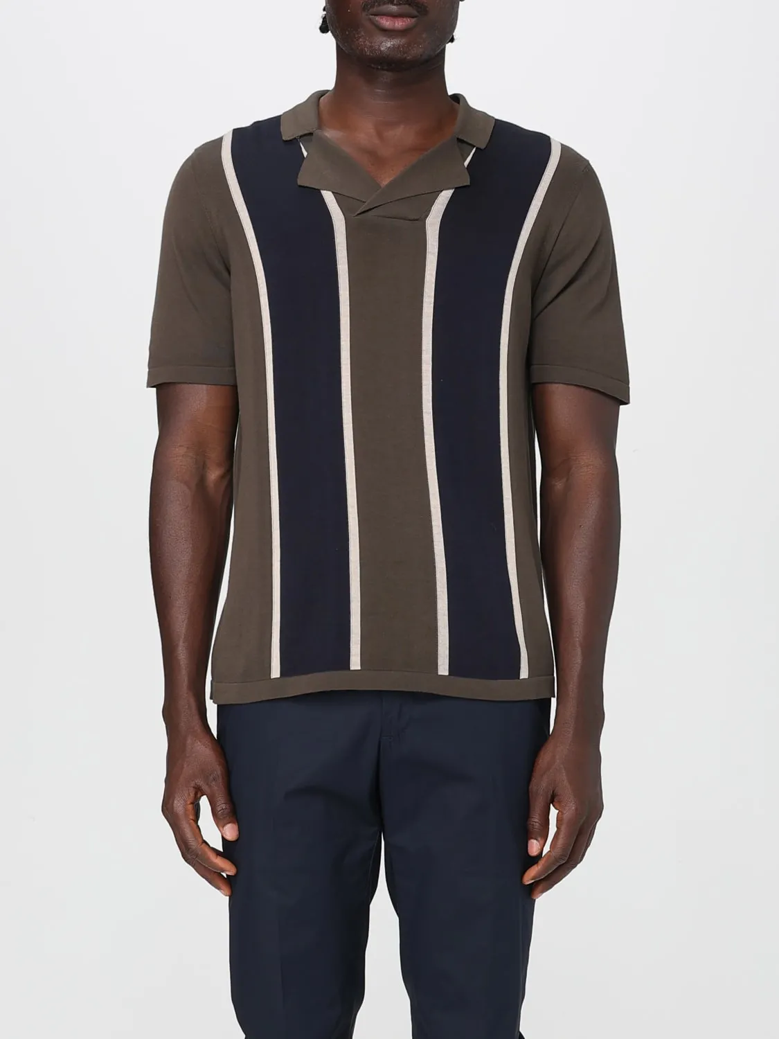 Polo Drumohr in cotone a righe