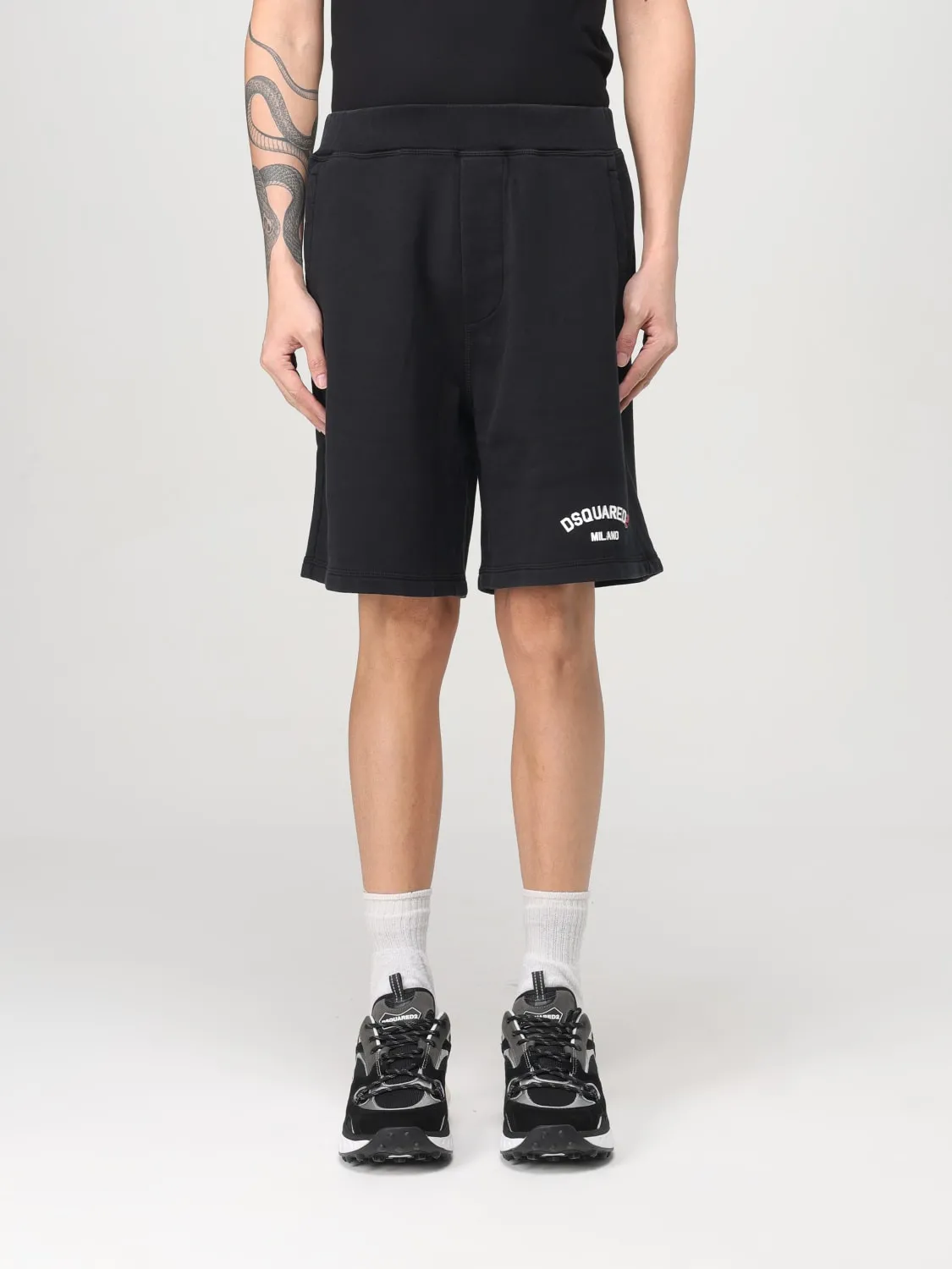 Pantaloncino Dsquared2 in cotone stretch