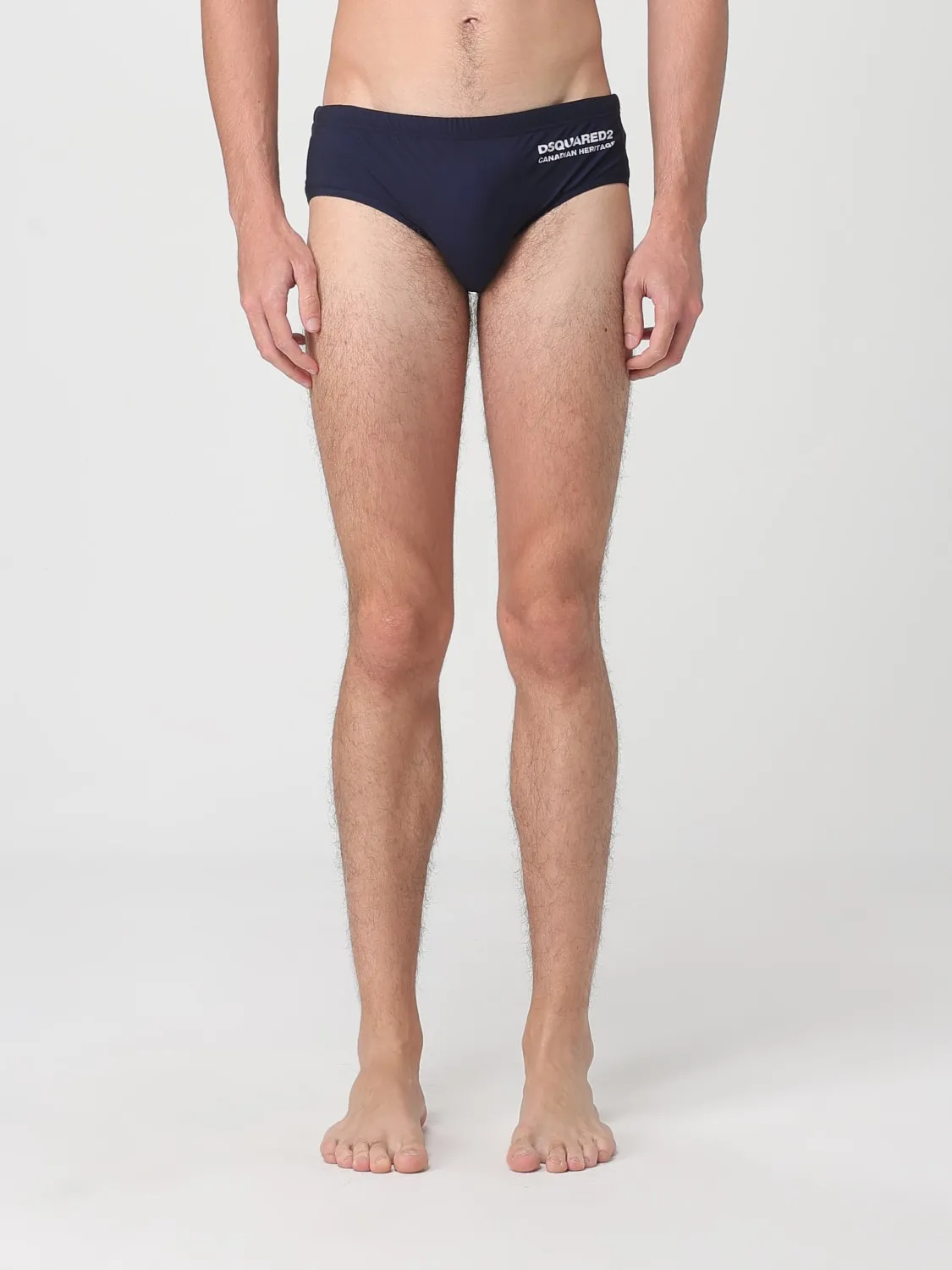 Costume da bagno slip con logo Dsquared2