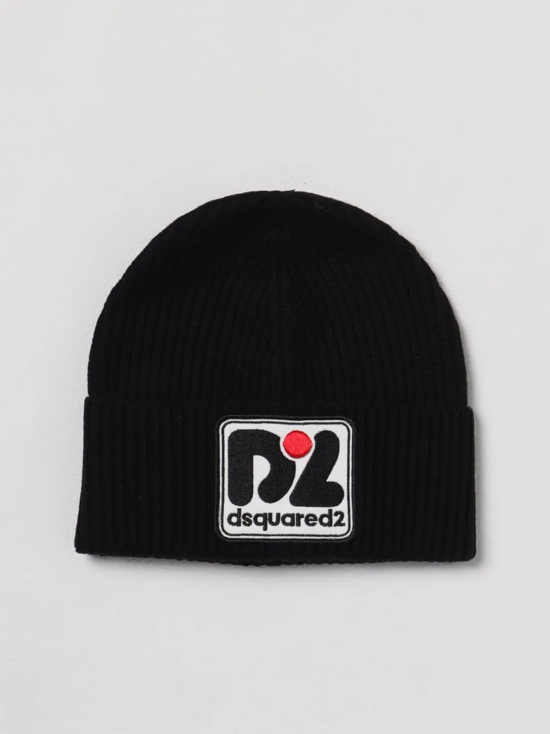 Cappello Dsquared2 Junior in lana e cotone a costine