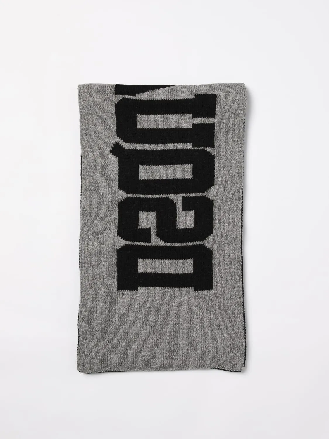 Sciarpa Dsquared2 in misto cotone con logo jacquard