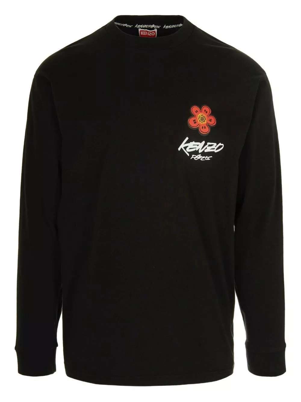 T-shirt manica lunga con logo di Kenzo