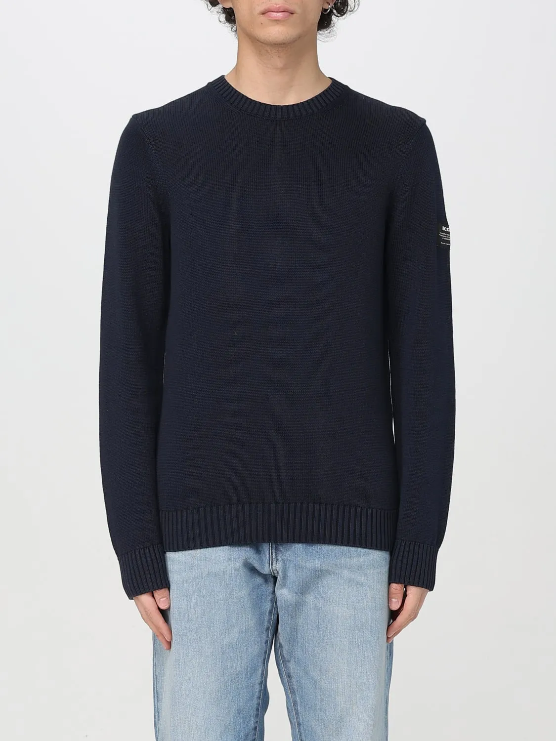 Maglia a girocollo basic Ecoalf in cotone e lino