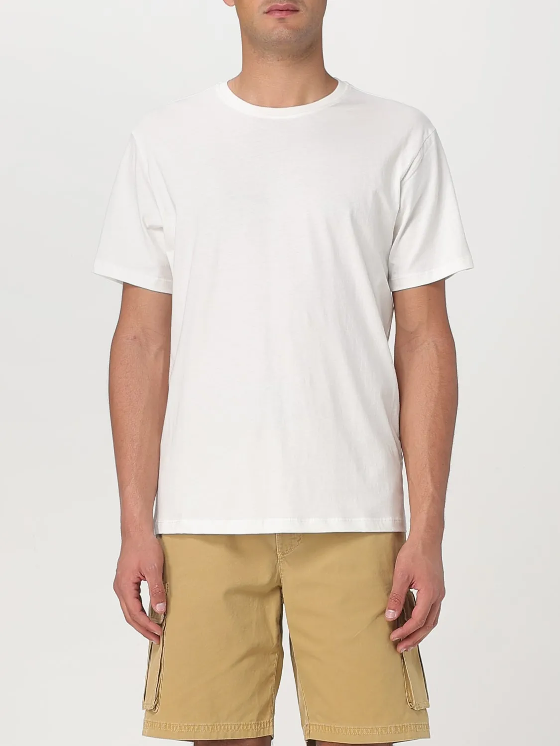 T-shirt basic con stampa posteriore Ecoalf