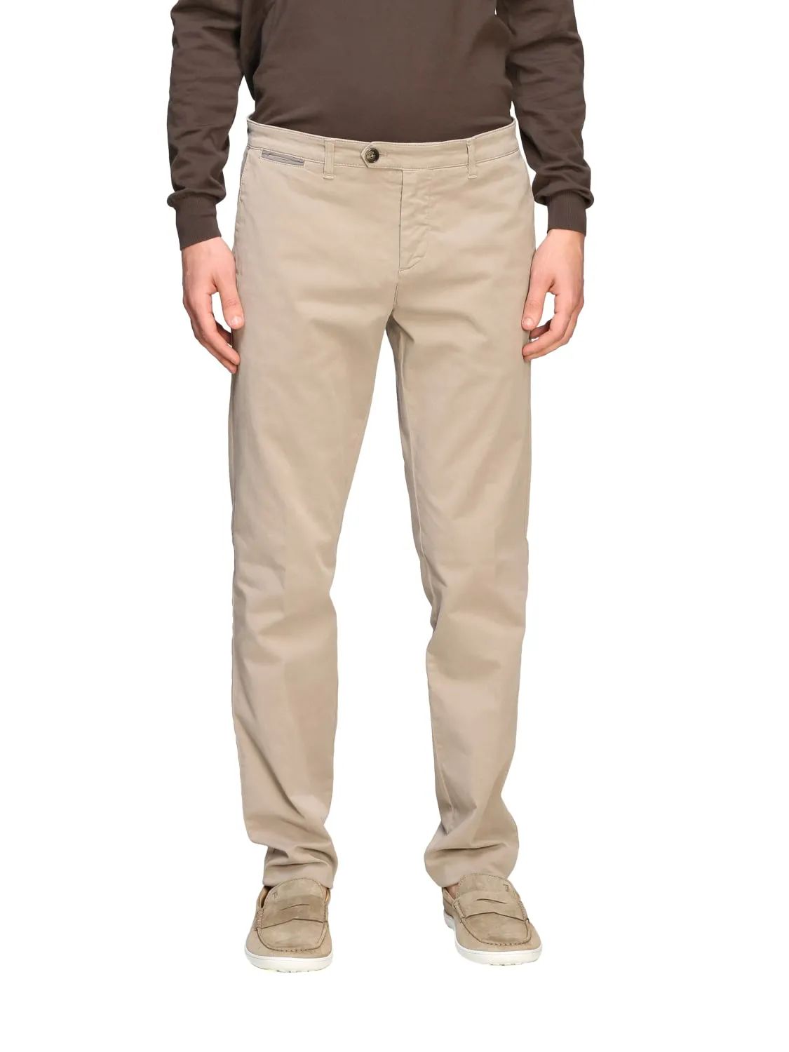 Pantalone Eleventy in cotone con tasche america