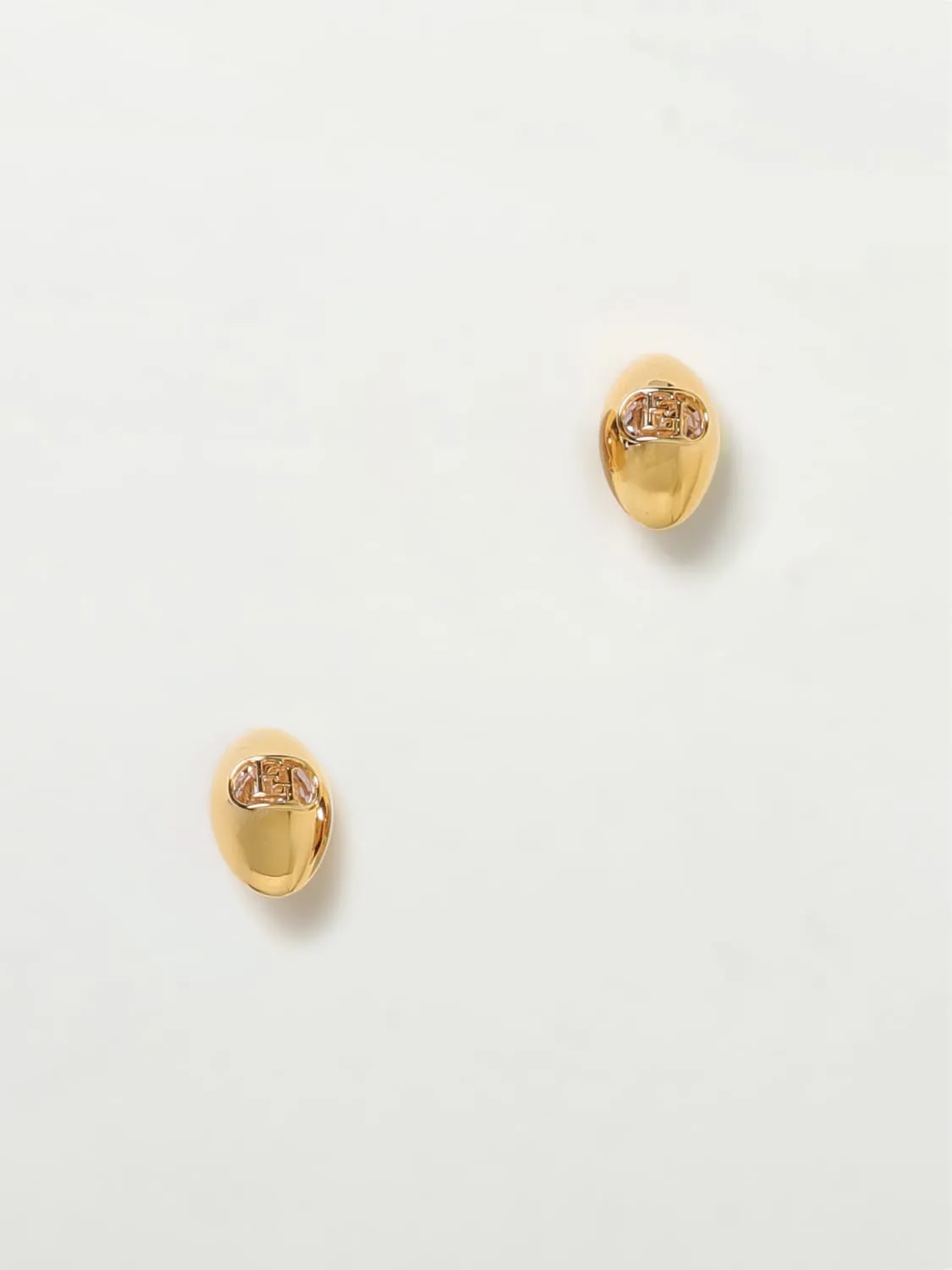 Orecchini Elisabetta Franchi in ottone con strass