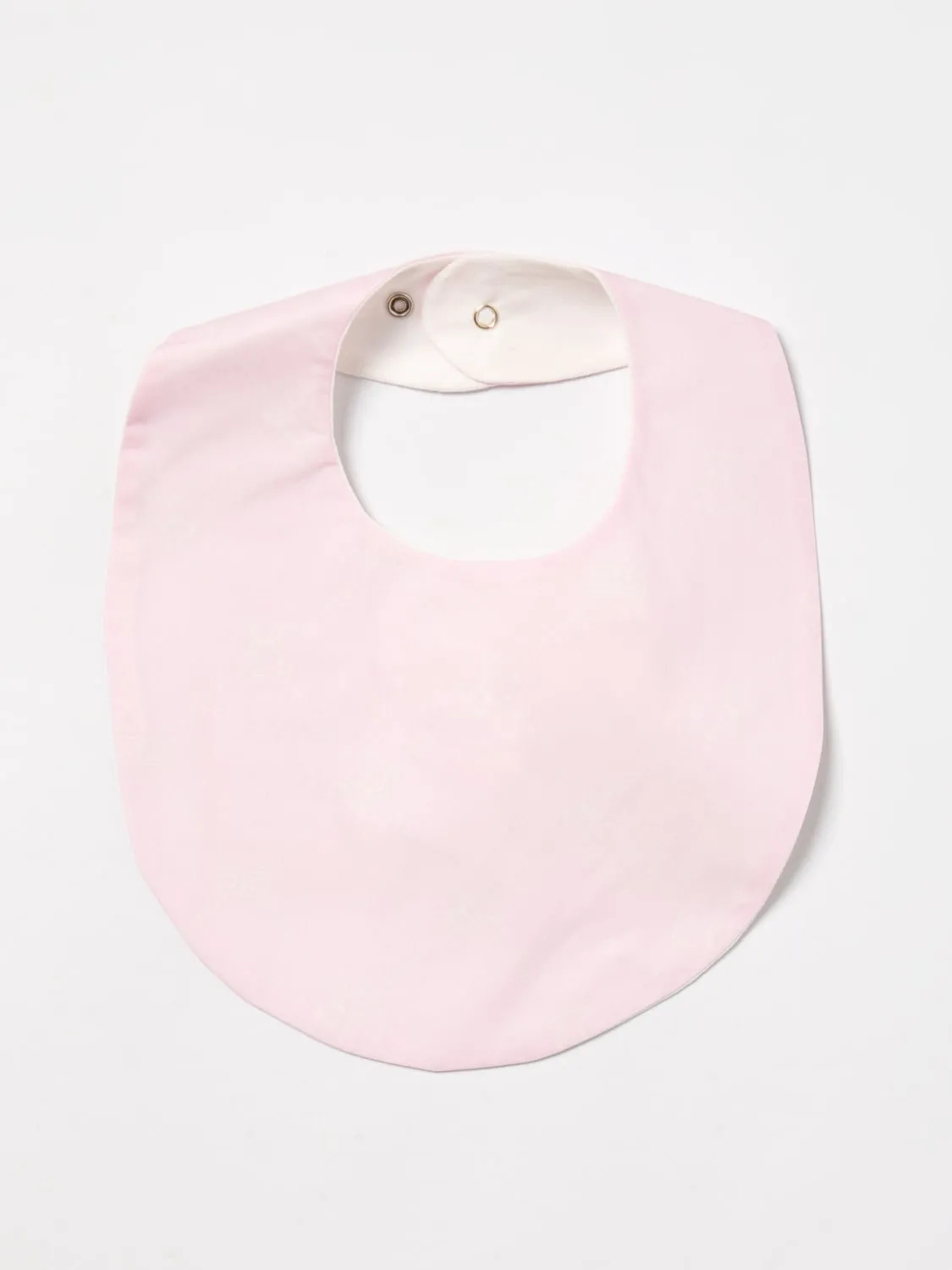 Bavaglino Elisabetta Franchi La Mia Bambina in cotone con logo all over