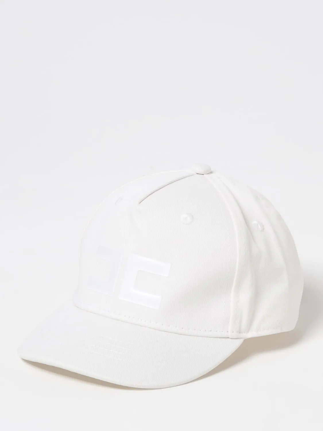 Cappello Elisabetta Franchi La Mia Bambina in cotone con monogram ricamato