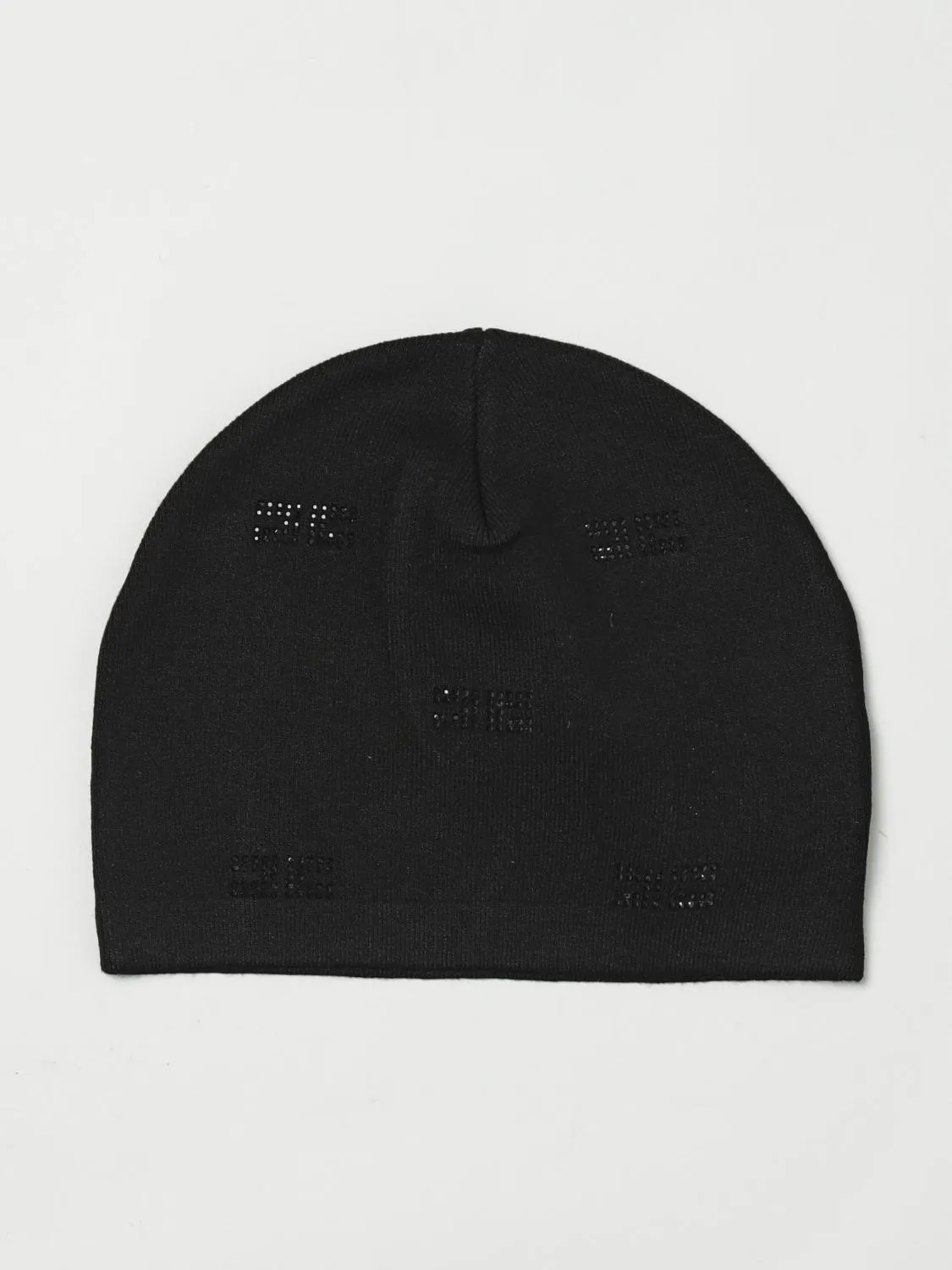 Cappello Elisabetta Franchi La Mia Bambina in maglia con strass