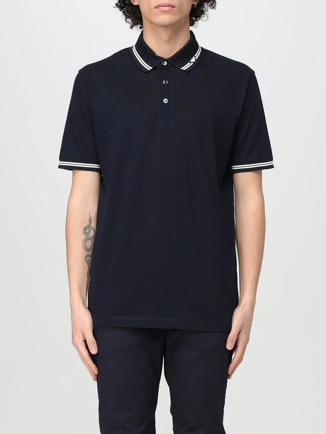 Polo in cotone Emporio Armani