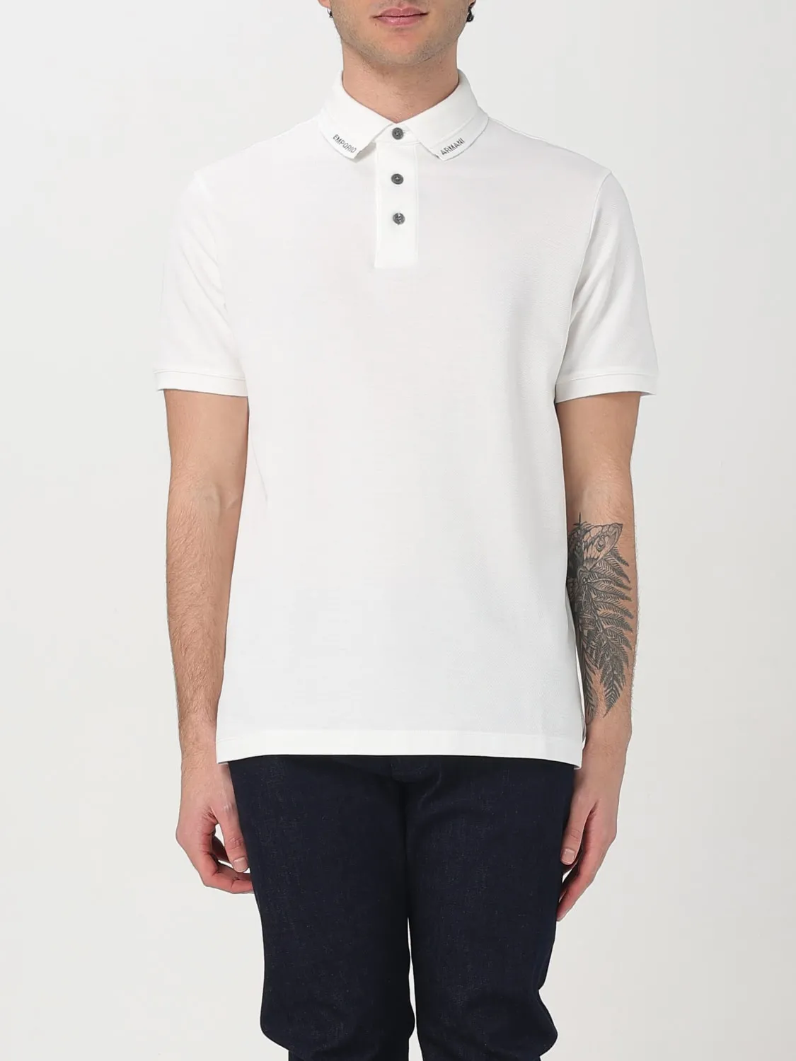 Polo basic con mini logo Emporio Armani