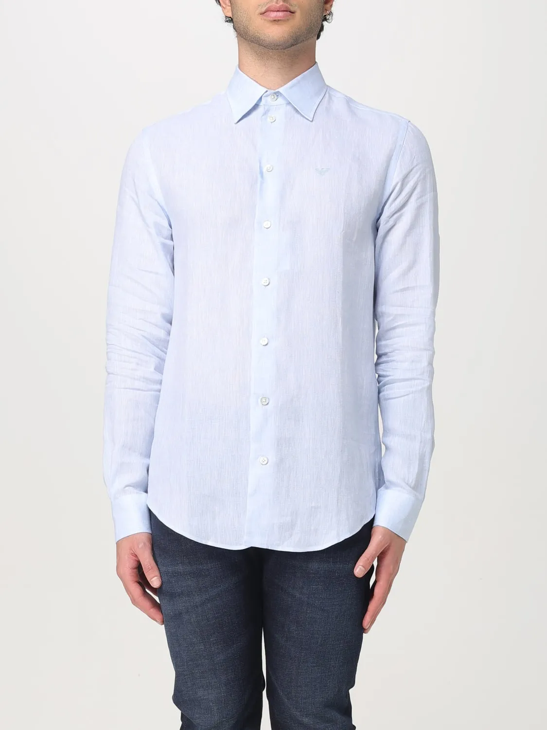 Camicia Emporio Armani in lino