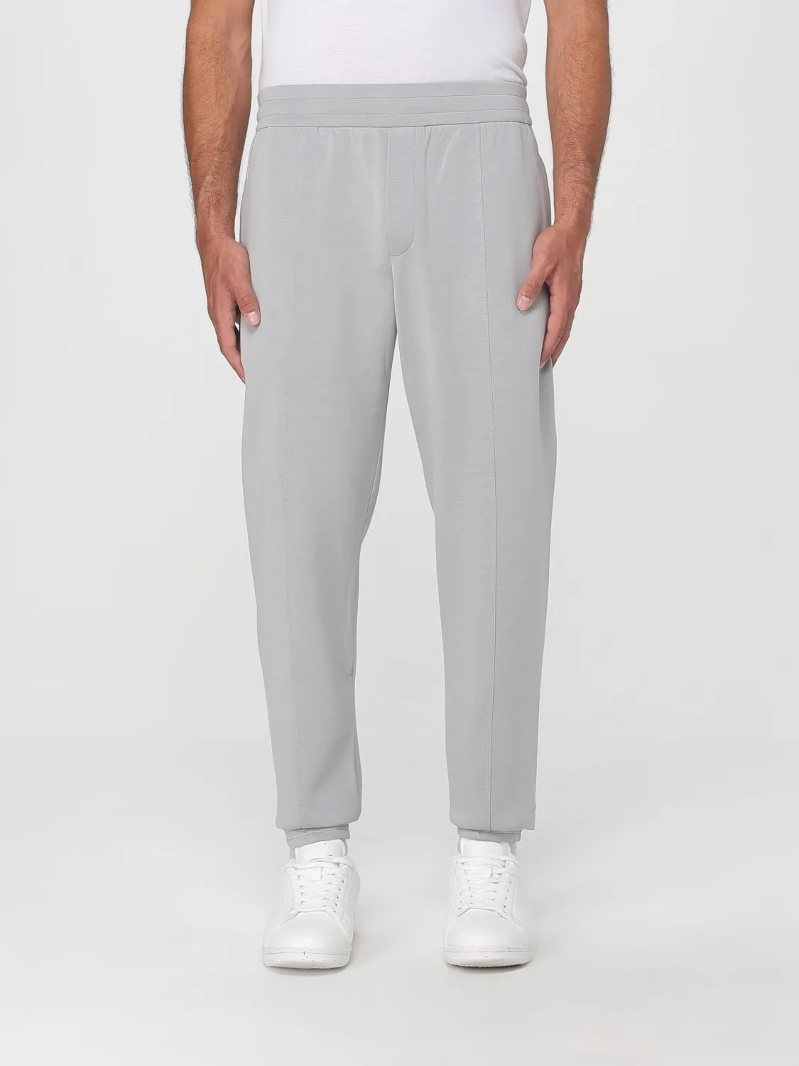 Pantalone jogging in cotone Emporio Armani