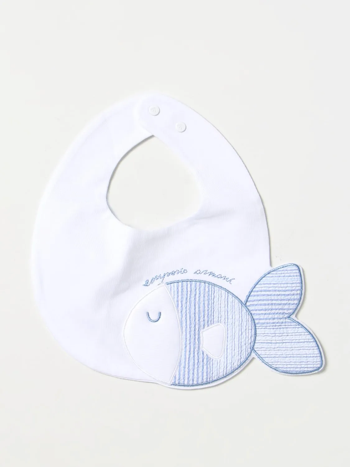 Bavaglino Emporio Armani Kids in cotone