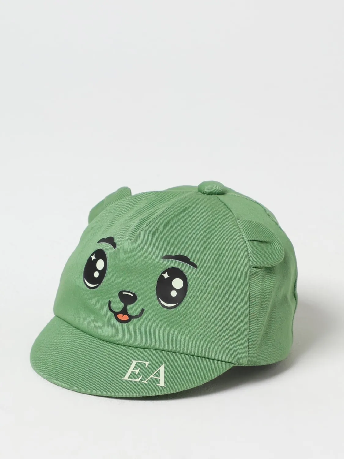 Cappello Emporio Armani in misto cotone stampato