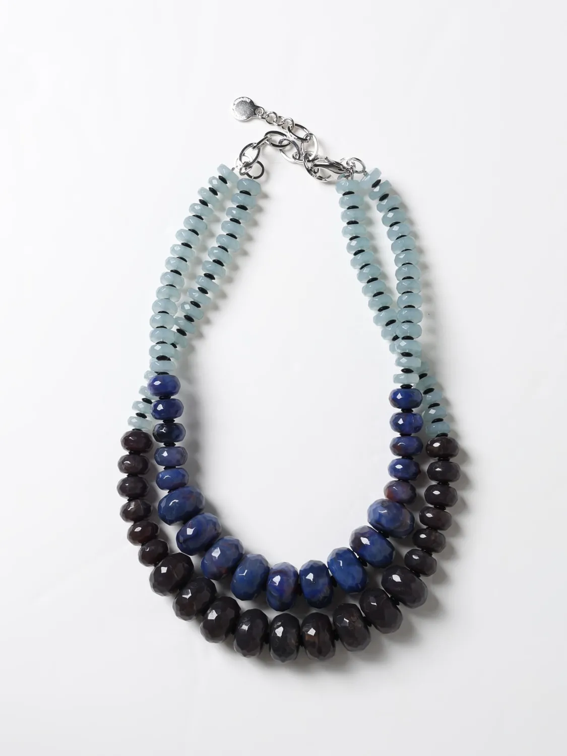 Collana Emporio Armani in resina sfaccettata ed ottone