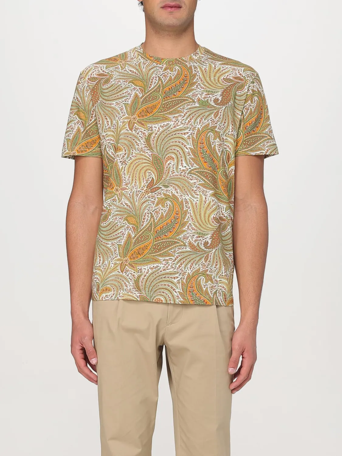 T-shirt paisley Etro in cotone
