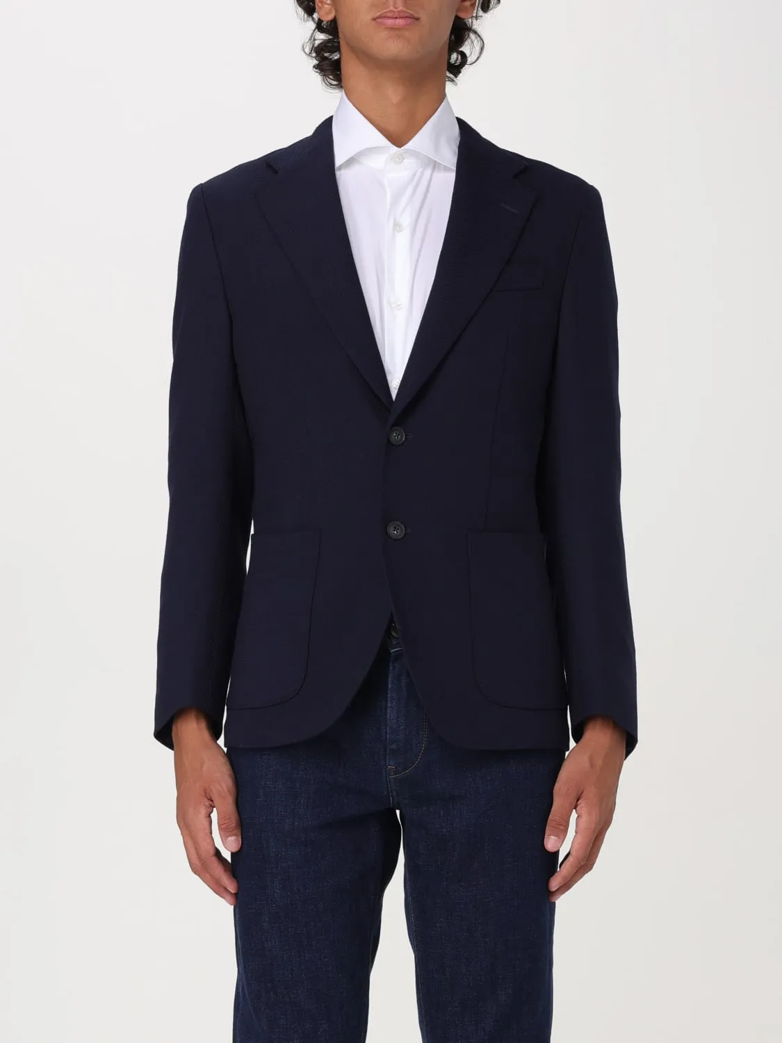 Blazer a monopetto Fay
