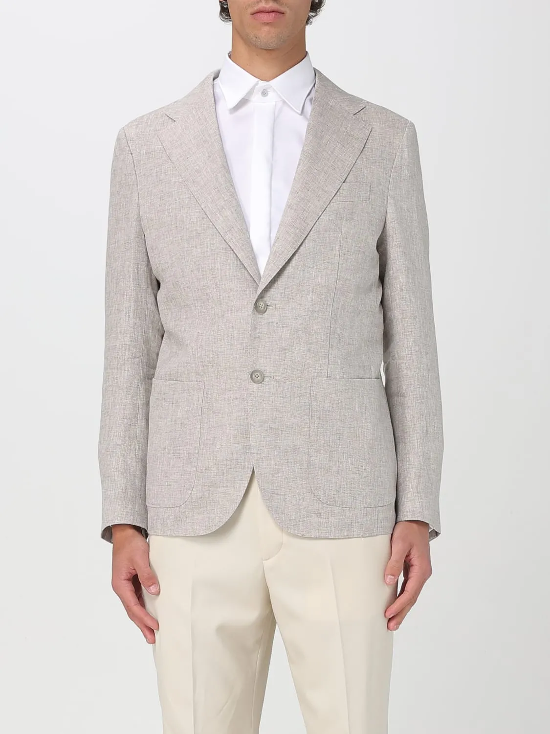 Blazer classico Fay in lino
