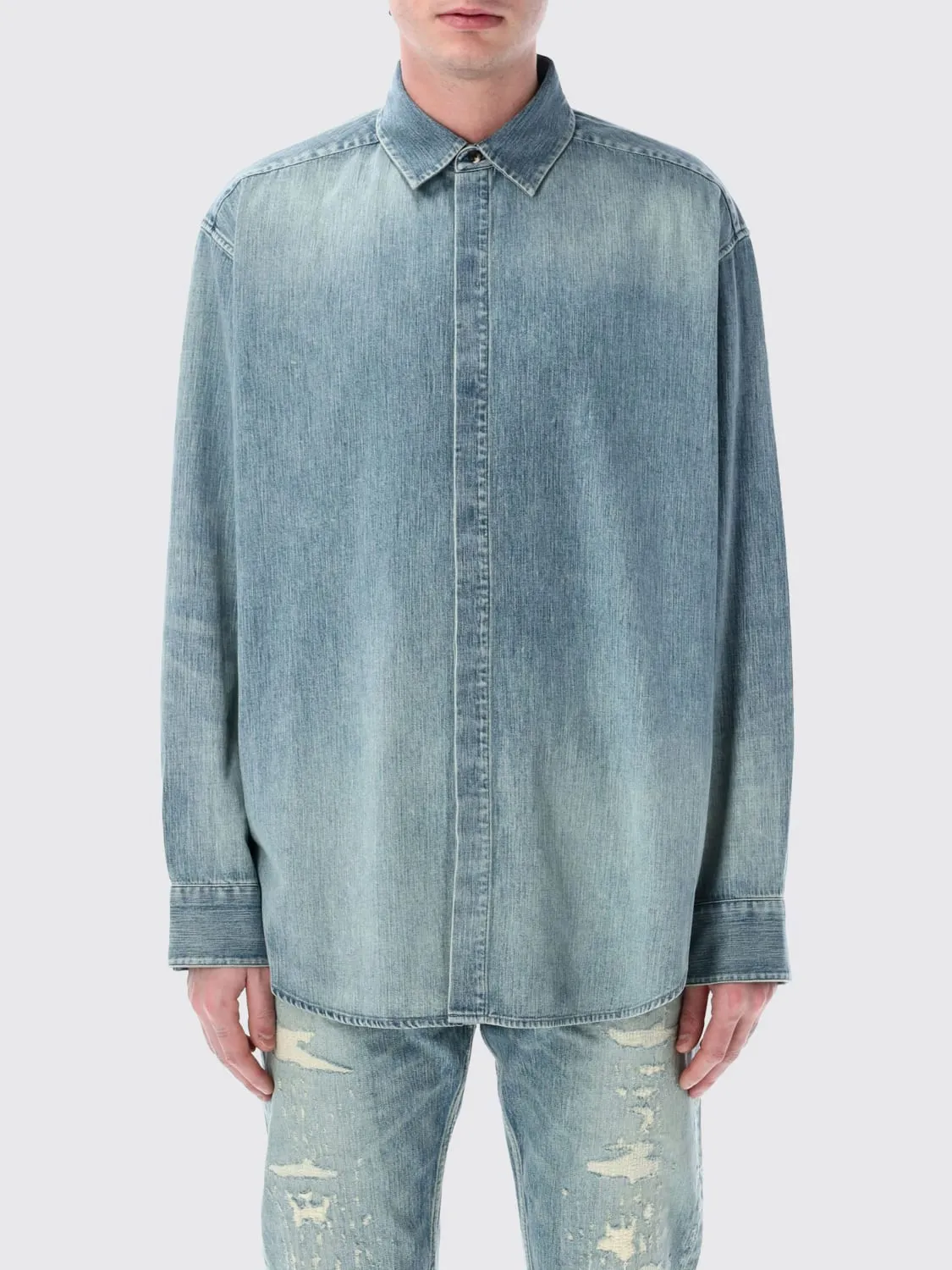Camicia Fear Of God in denim di cotone