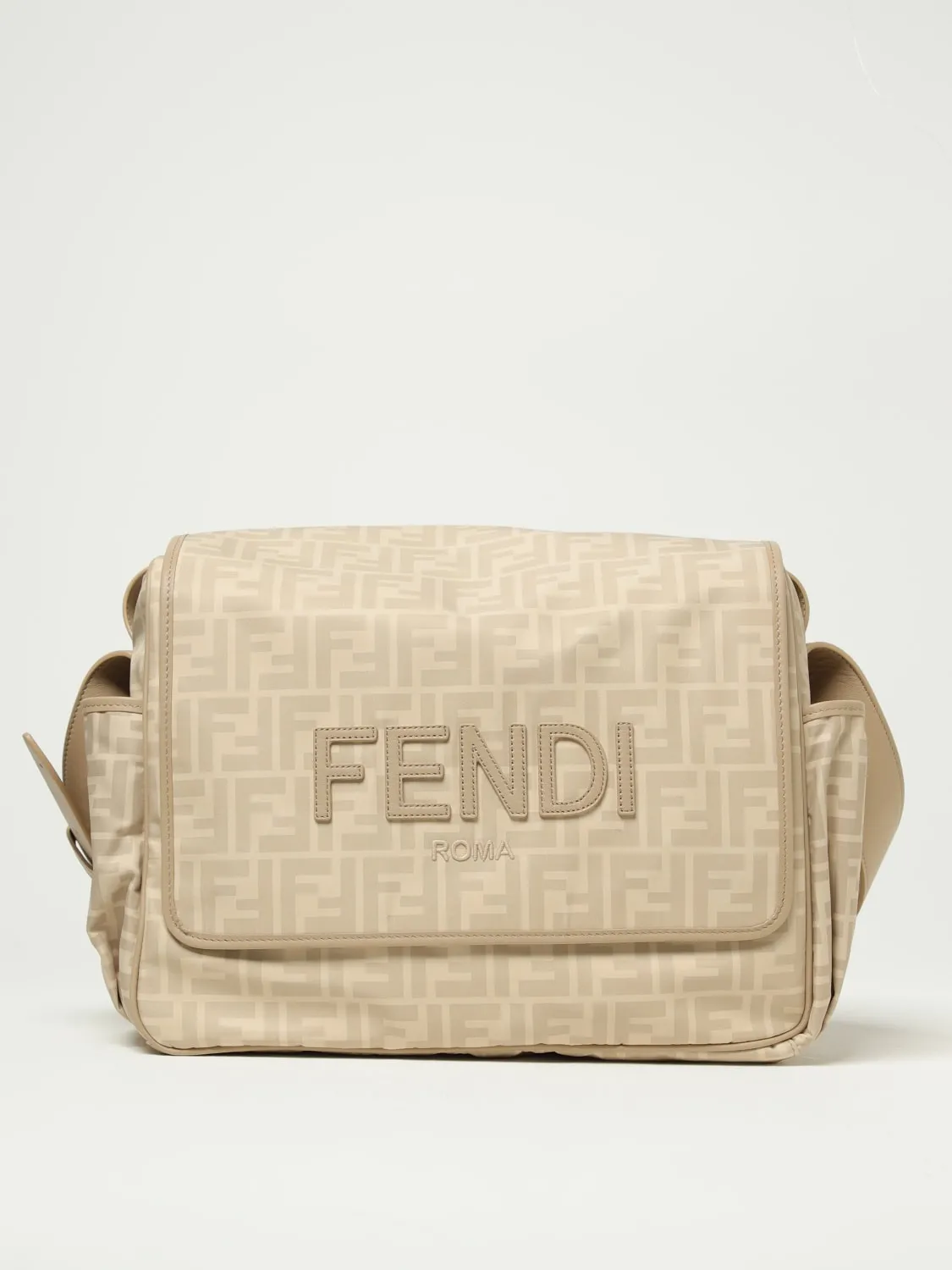 Diaper bag in nylon FF Fendi