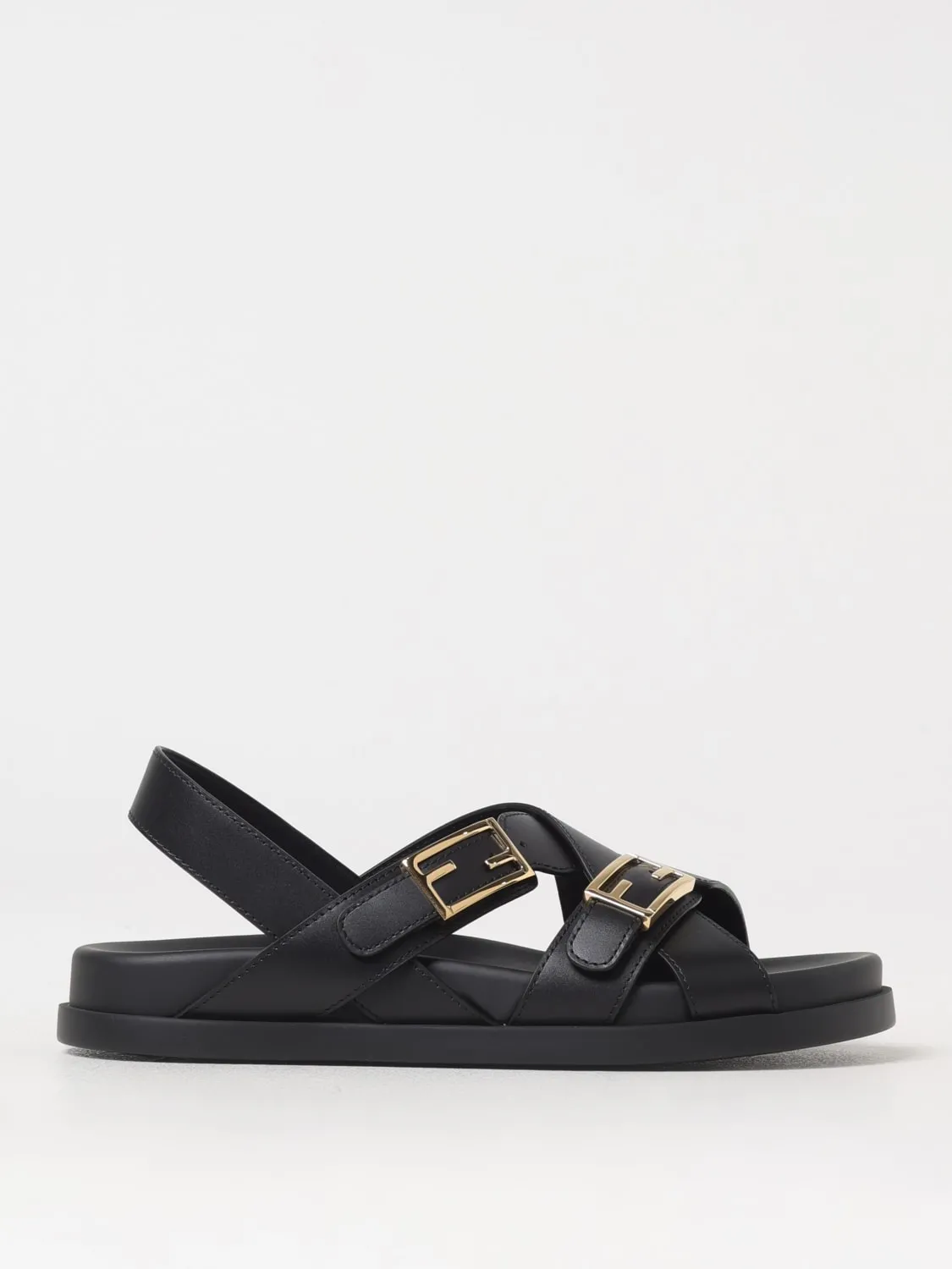 Sandalo Feel Fendi in pelle