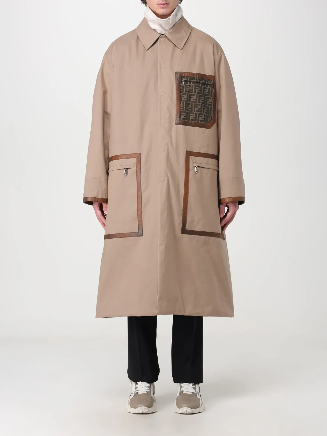Trench Fendi in cotone
