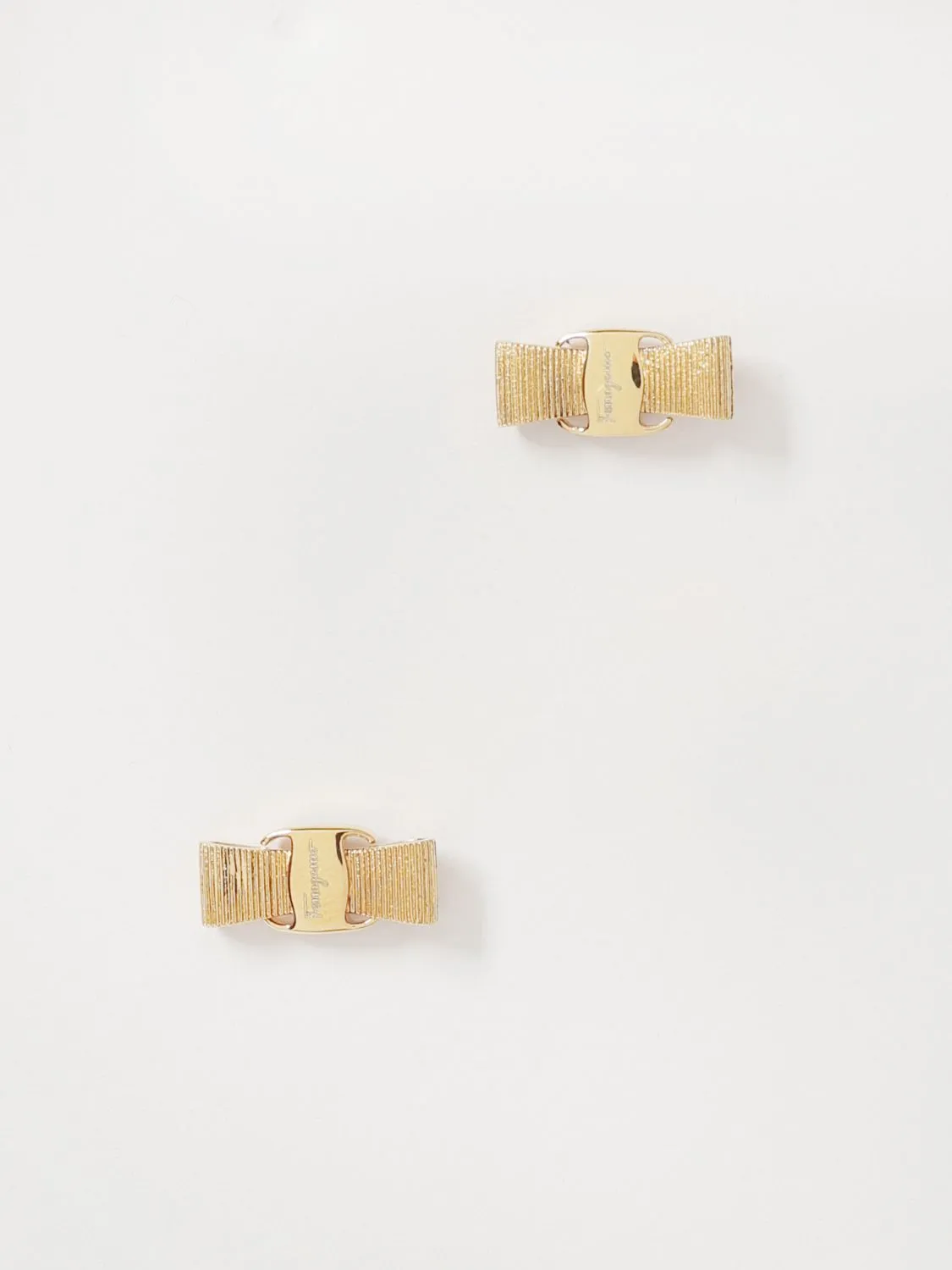 Orecchini Vara Ferragamo in ottone