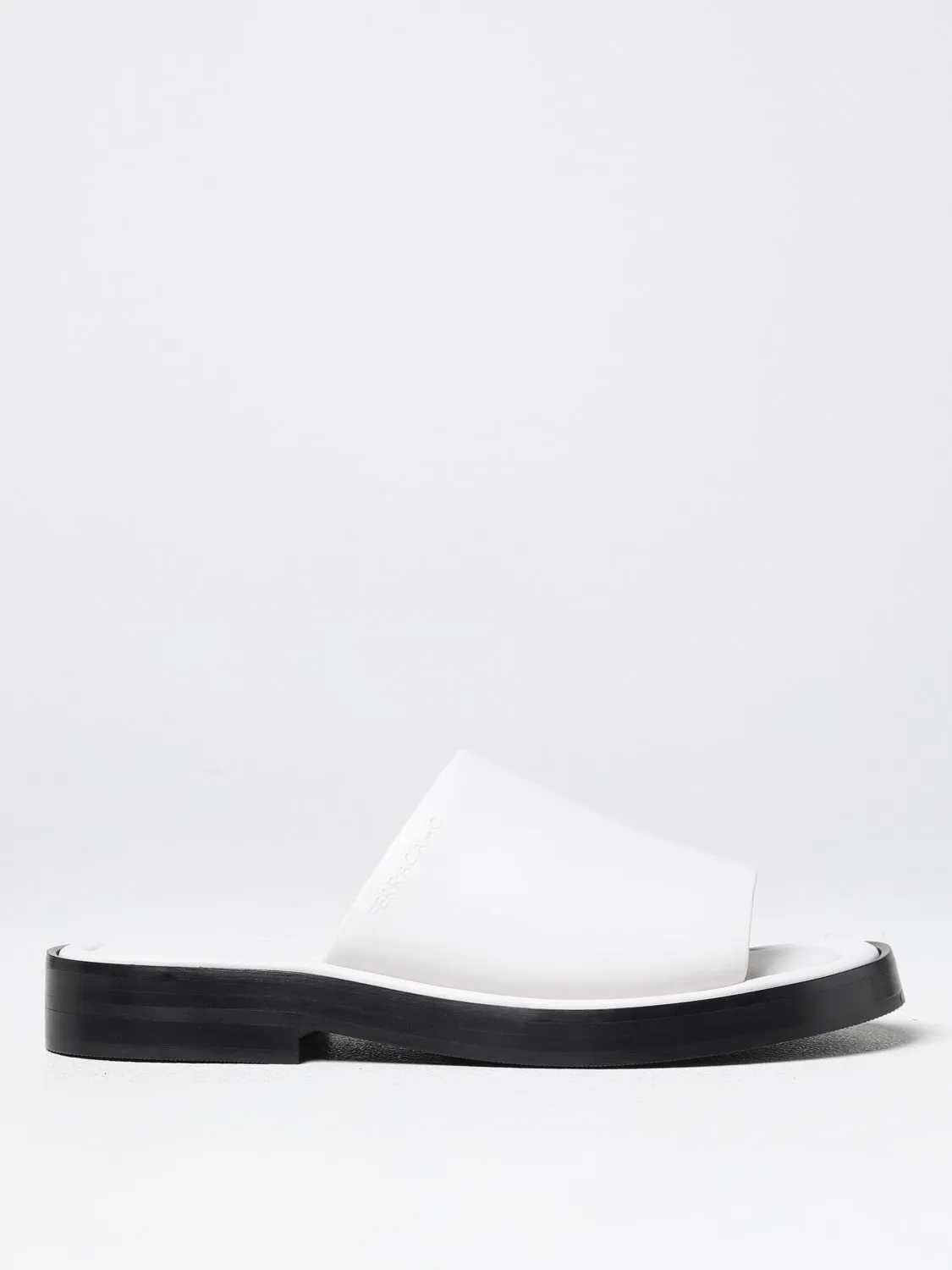 Sliders Ferragamo in pelle