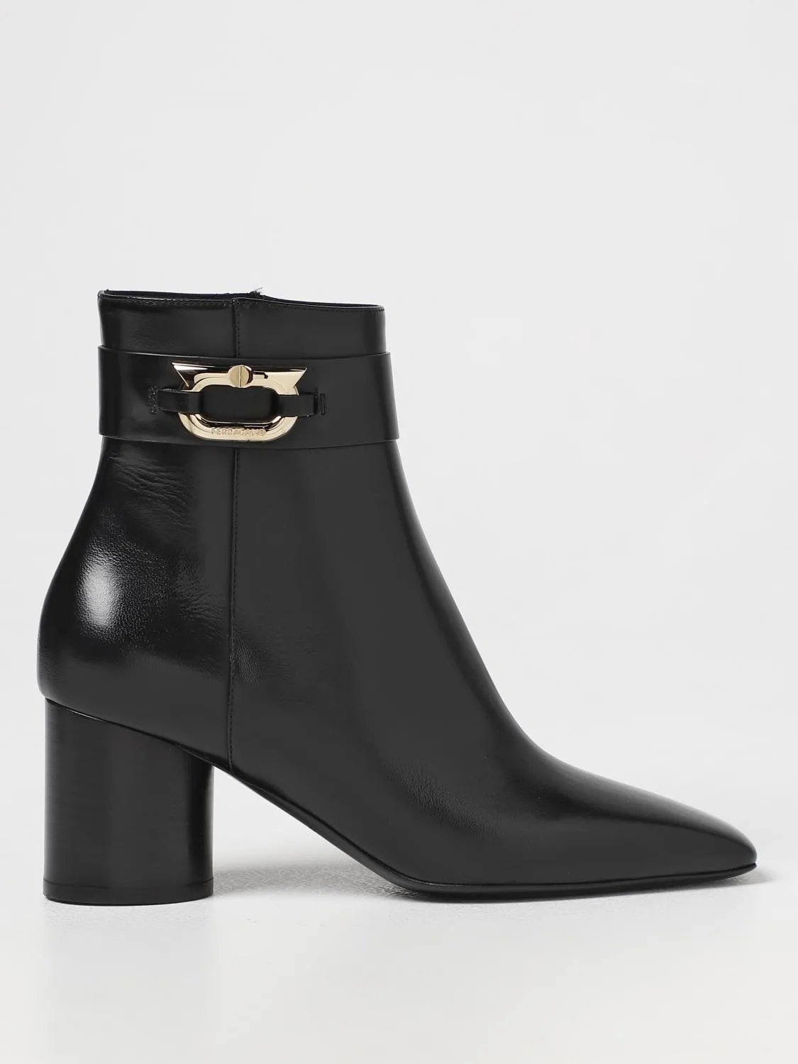 Stivaletto Placida Ferragamo in pelle lucida