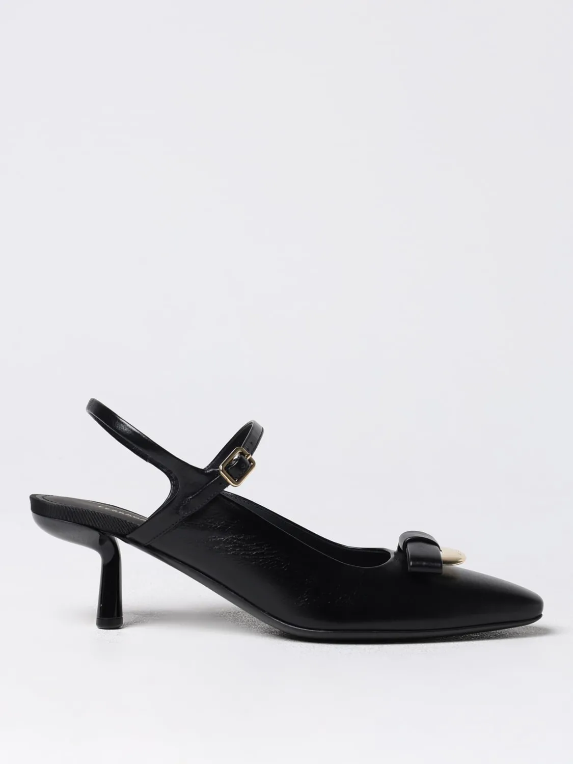 Slingback Ophelia Ferragamo in pelle con fiocco