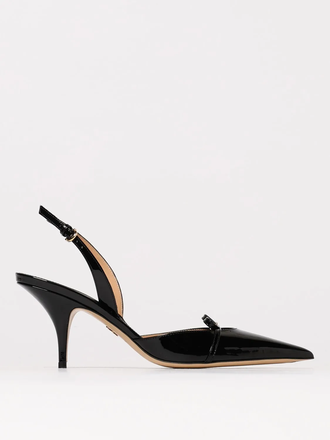 Slingback Mini Bow Ferragamo in vernice