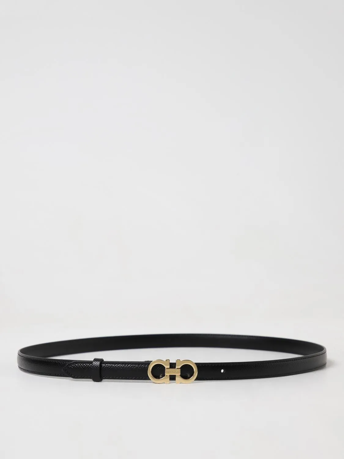 Cintura Ferragamo in pelle con logo