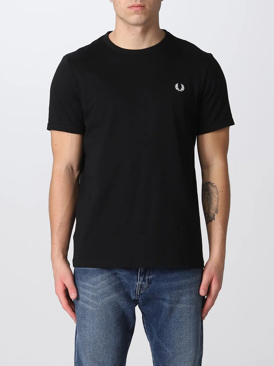 T-shirt basic Fred Perry con mini logo