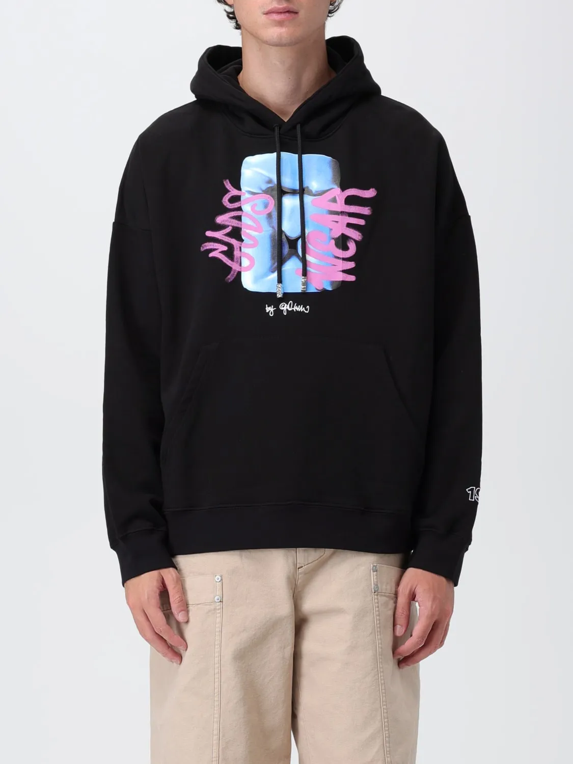 Felpa GCDS in cotone con stampa