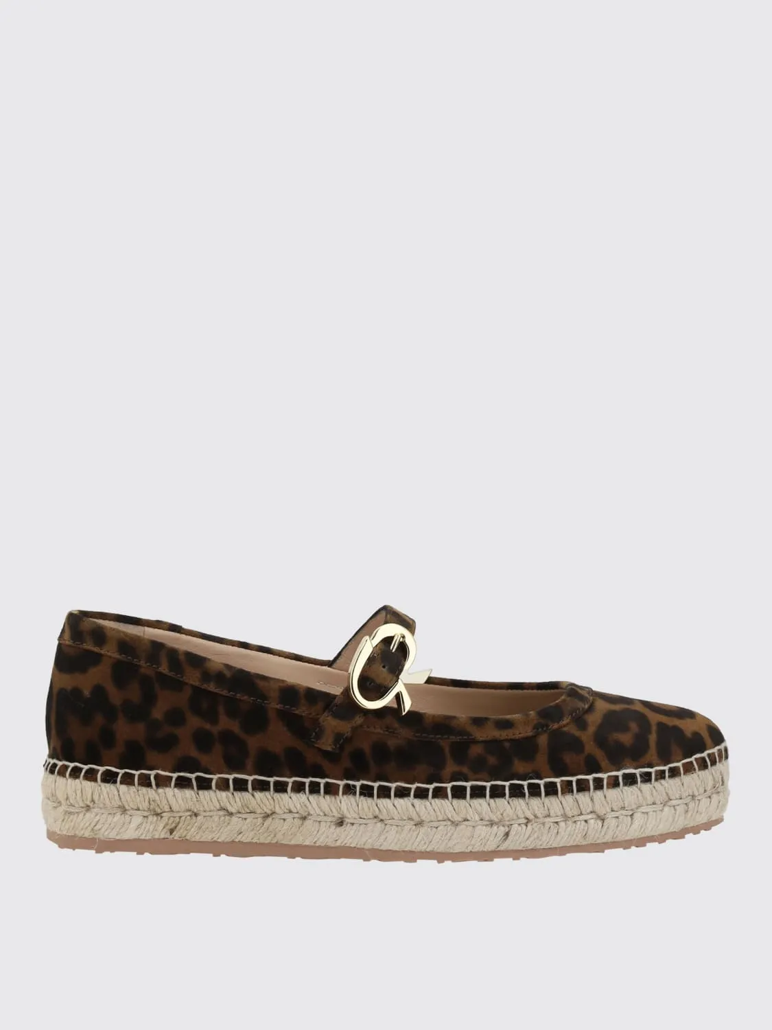 Espadrillas Elda Gianvito Rossi in camoscio stampa animalier