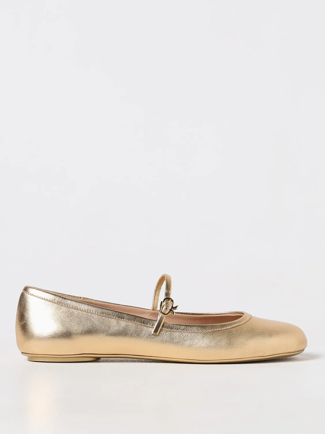 Ballerina Carla Gianvito Rossi in pelle laminata