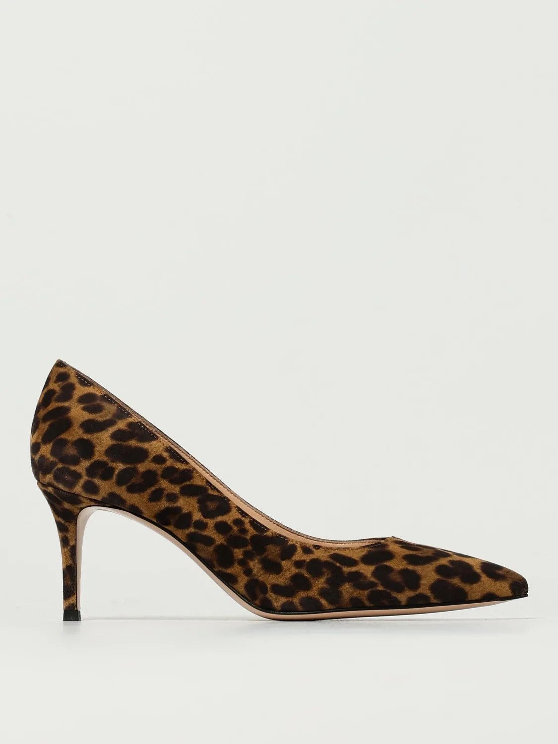 Décolleté Gianvito Rossi in camoscio stampa animalier