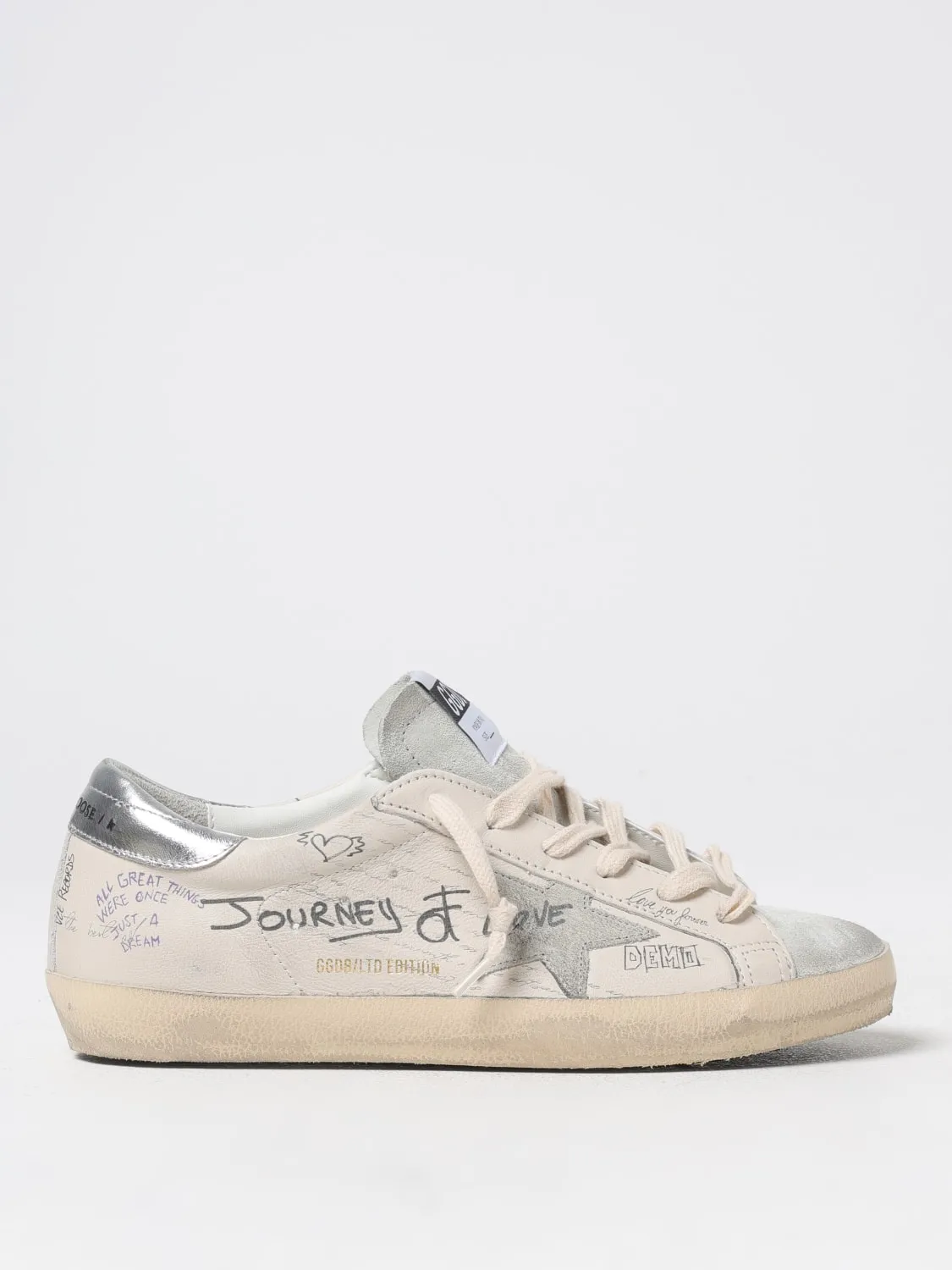 Sneakers TLD-Edition Golden Goose in nappa used con scritte