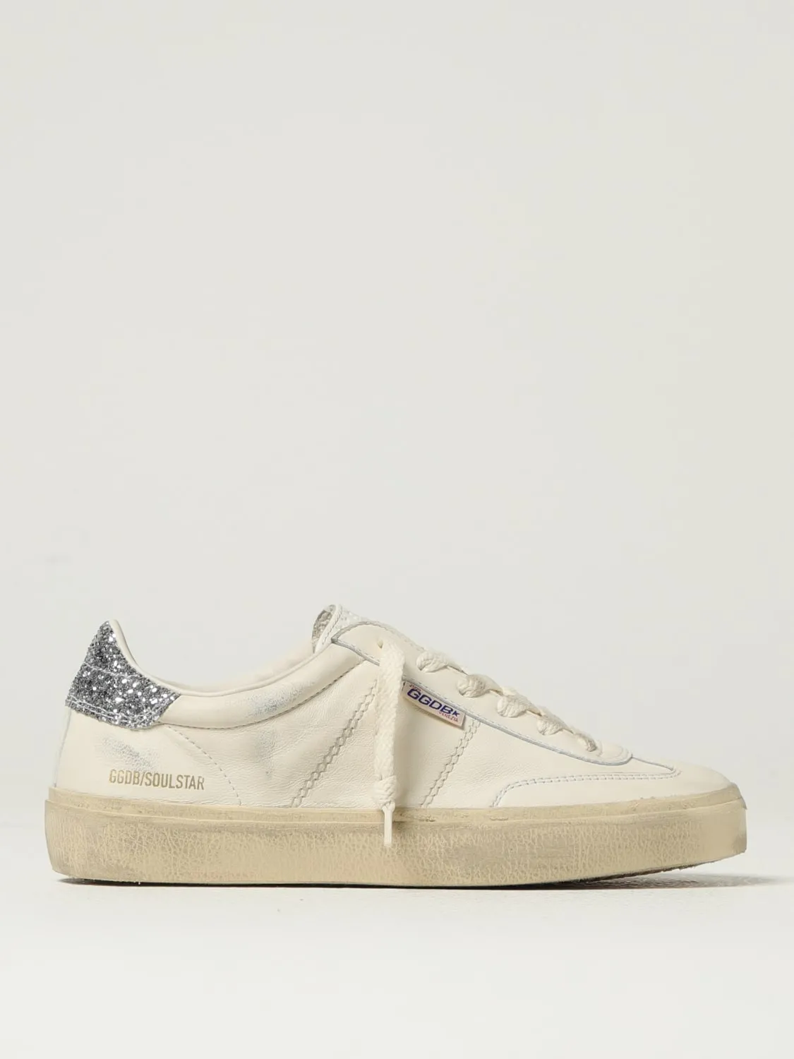 Sneakers Soul Star Golden Goose in nappa used con glitter