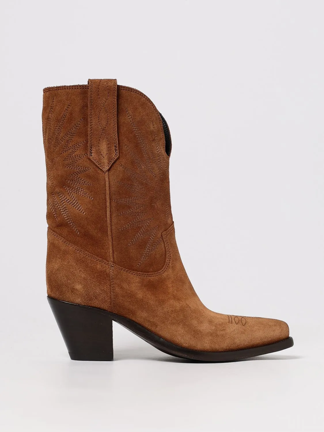 Stivale 70 Wish Star Golden Goose in camoscio