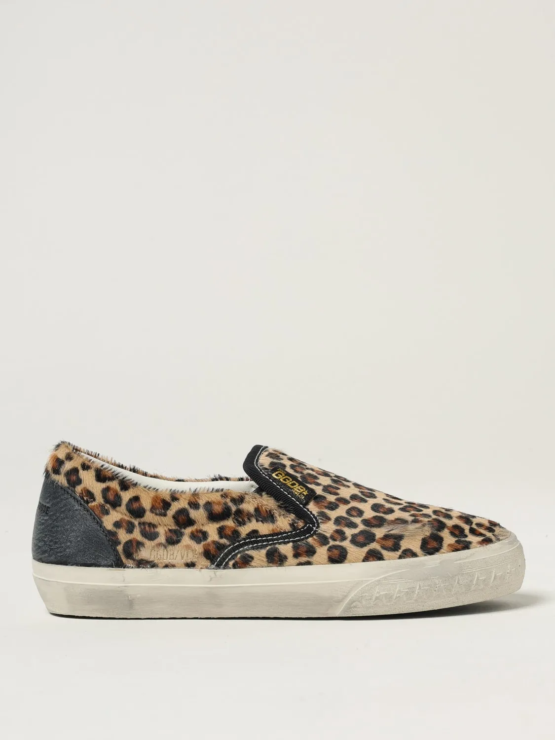 Sneakers VCE Penstar Golden Goose in cavallino animalier