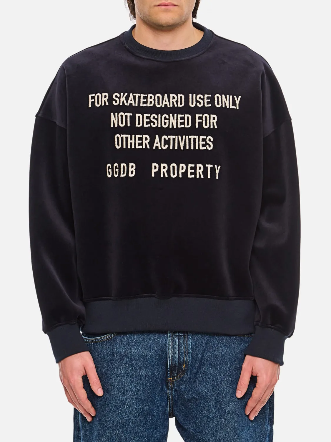 Felpa Golden Goose in velluto