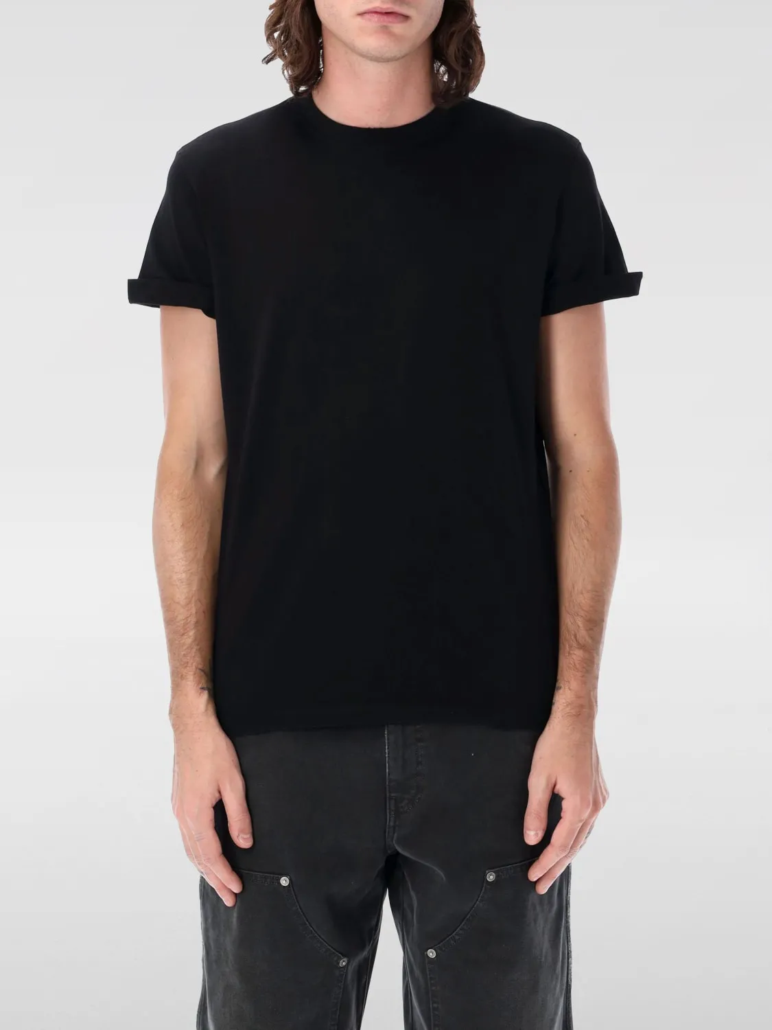 T-shirt basic in cotone Golden Goose